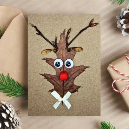 Reindeer-card-homemade-Christmas-wishes