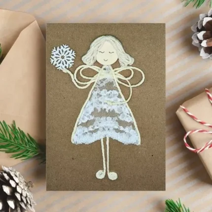 Handmade-Christmas-card-for-Dad-from-daughter