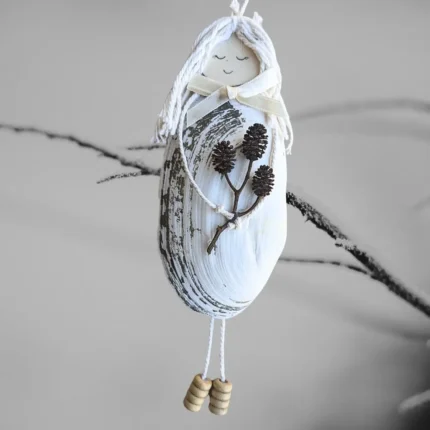 Handmade-shell-angel-unique-and-beautiful-christmas-ornament