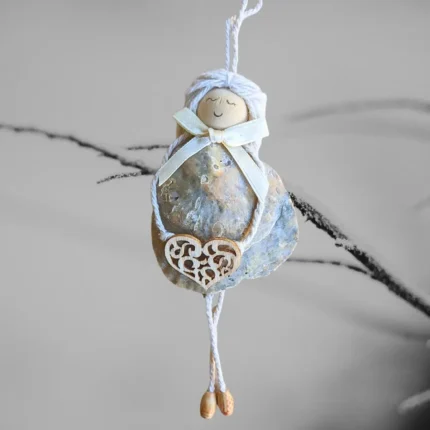 Handmade-shell-angel-a-touch-of-sea-for-your-home