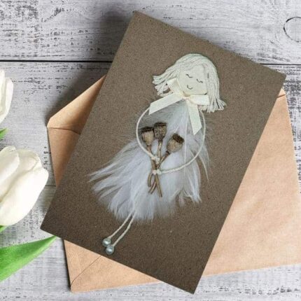 Handmade-card-for-her-with-white-feathers-5